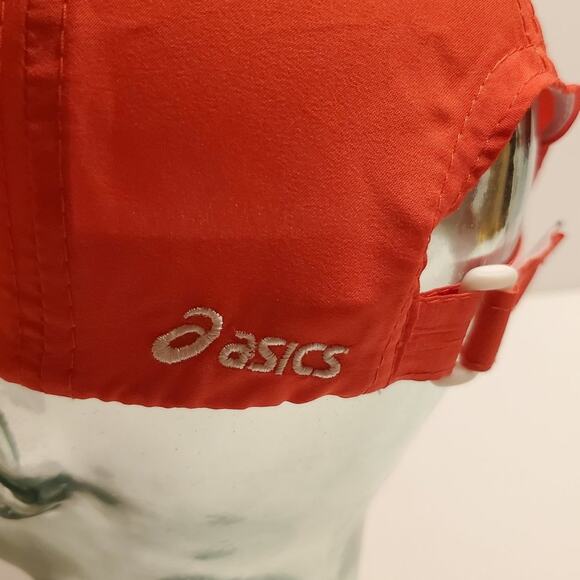 Asics golf hat cap. Color red /white. 100% Polyester. One size fits most - Picture 5 of 13